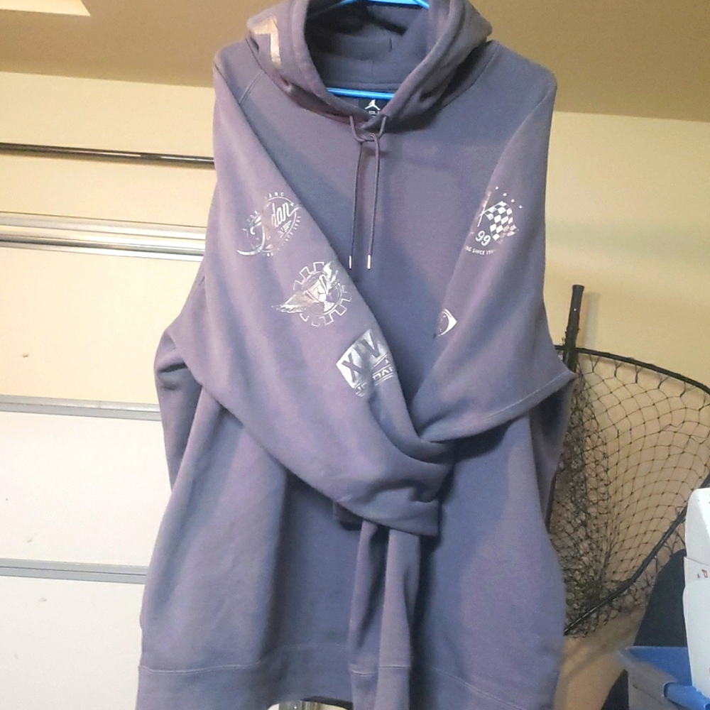 Cool grey/silver jordan hoody mens 3XL